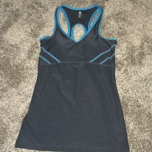 Navy blue workout shirt